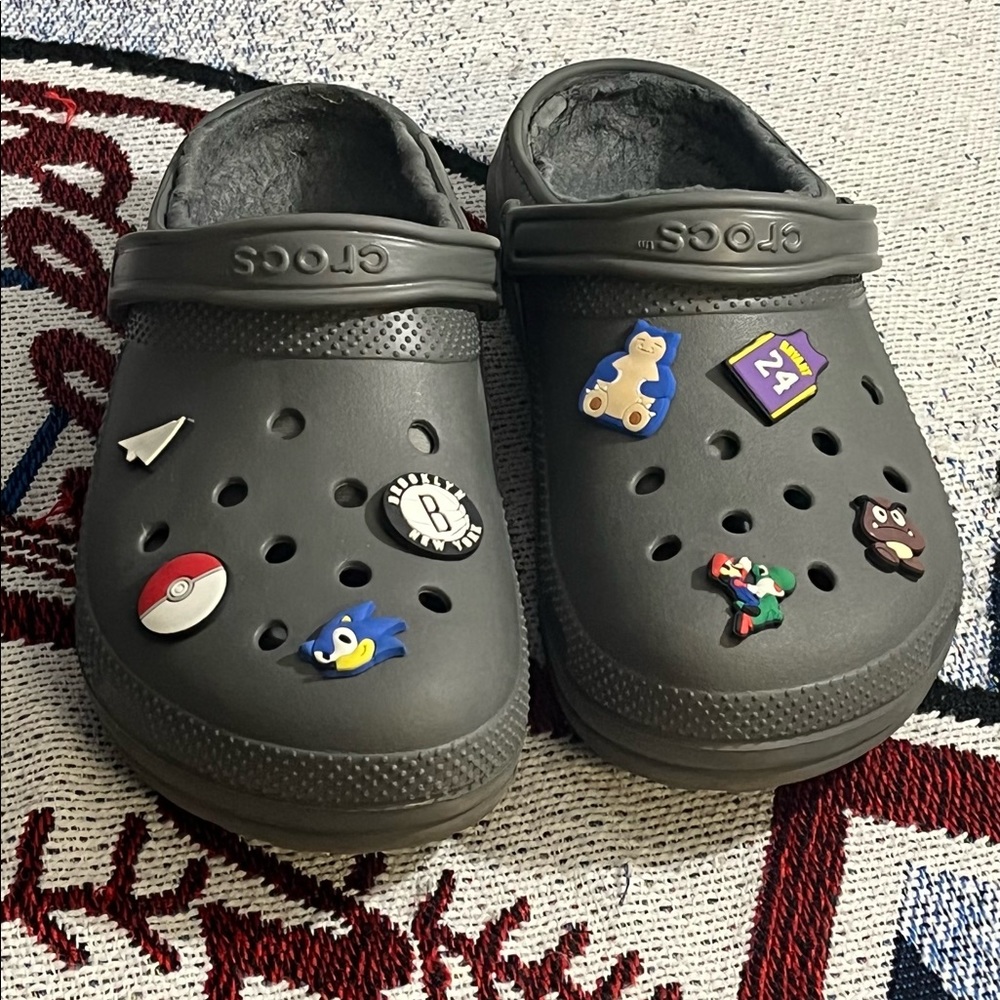 Charcoal Gray Crocs